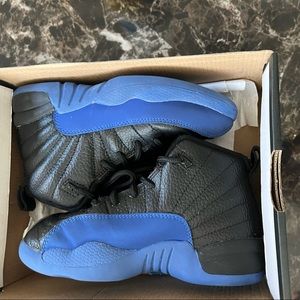 Jordan 12 black and blue